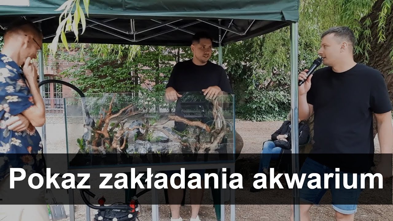 Pokaz zakładania akwarium - Ogród Botaniczny Wrocław