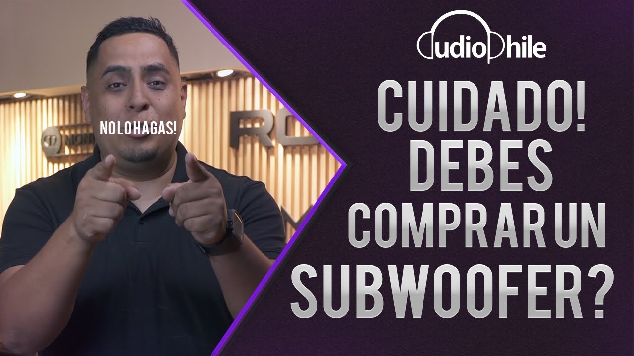 ¿Debemos agregar un subwoofer a nuestro sistema HiFi estéreo?