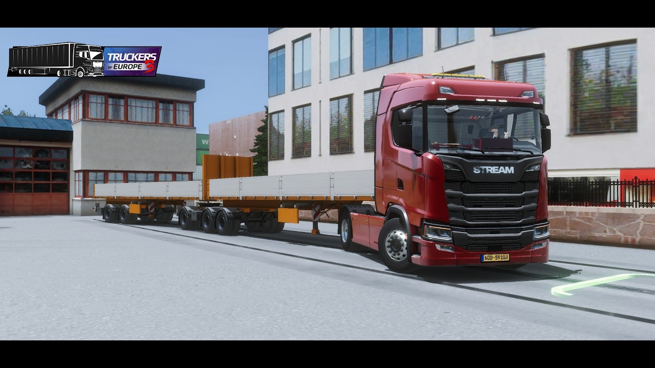 [Truckers of Europe 3] POV Scania S520 - Driving from Nuremberg to Prague - Deliver cement bags