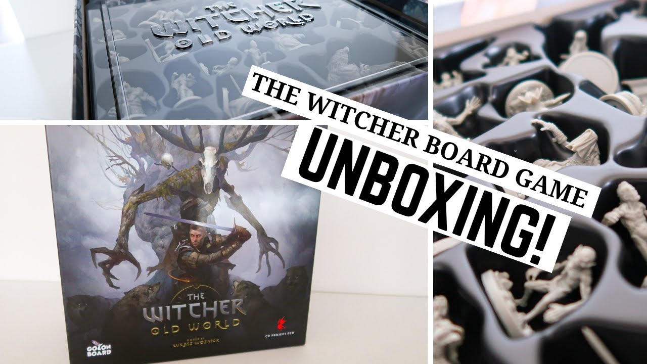 THE WITCHER OLD WORLD | Board Game Unboxing |Kickstarter Board Game| Unboxing The Witcher Board Game