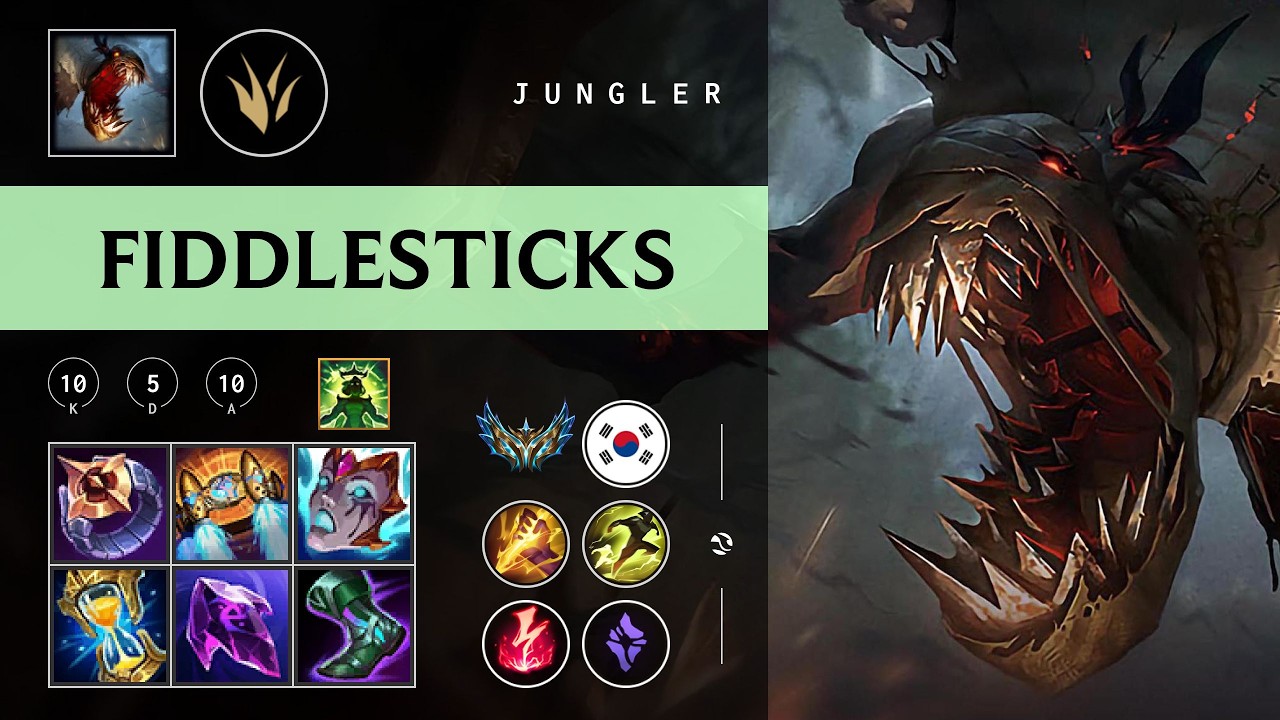Fiddlesticks Jungle vs Xin Zhao - KR Challenger Patch 26.05