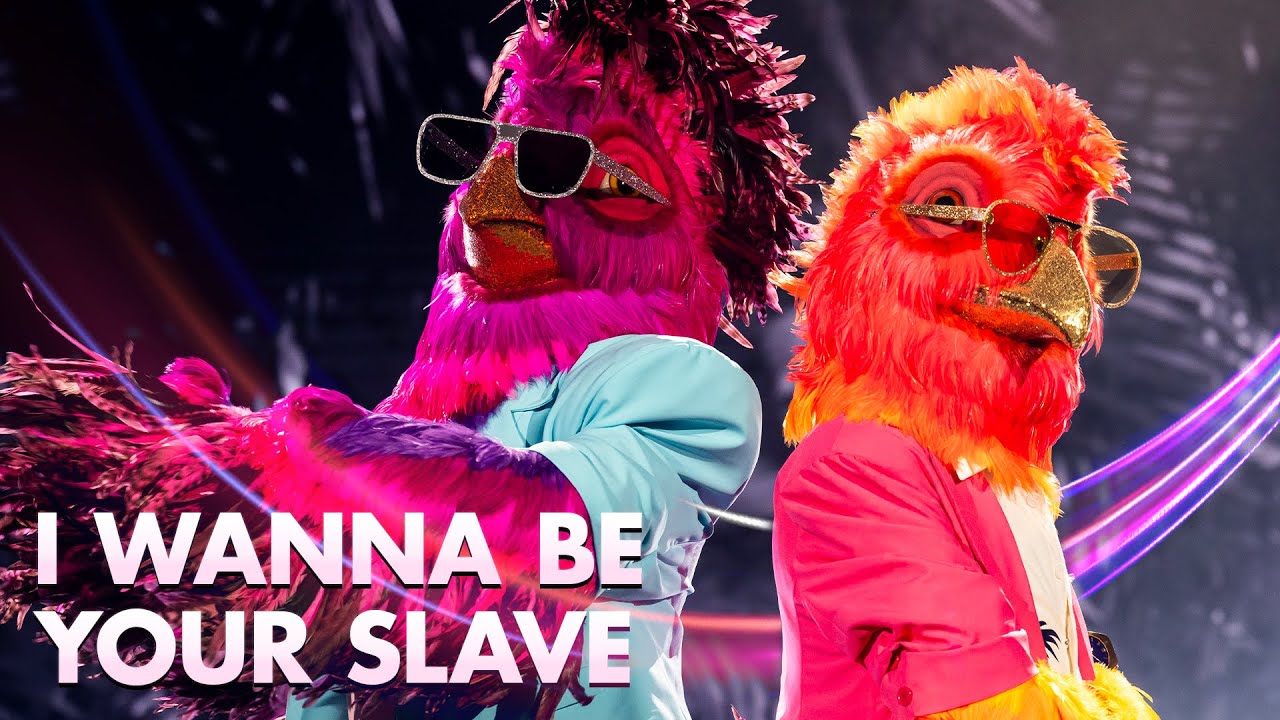 Tik & Tok - ‘I Wanna Be Your Slave’ | The Masked Singer | Seizoen 4 | VTM