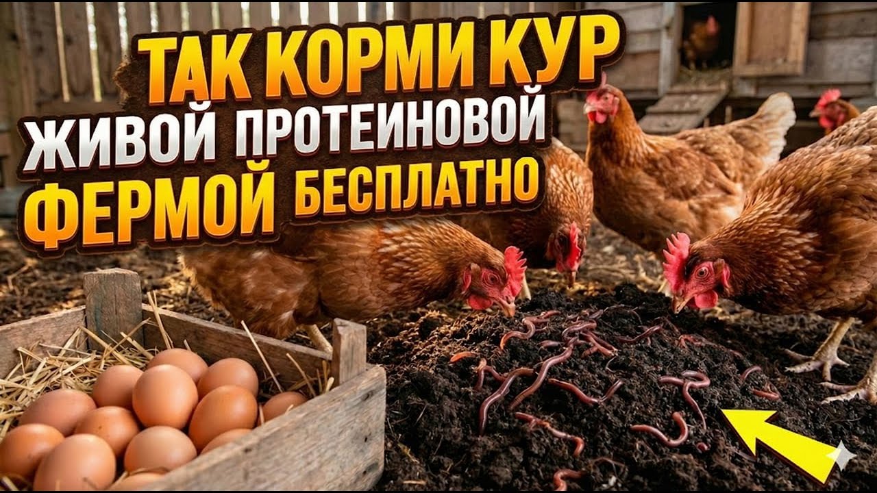Корм для кур бесплатно круглый год: реальный метод 3 систем, о котором молчит индустрия