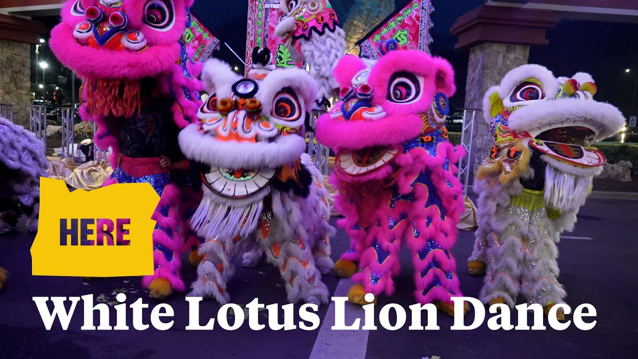 Celebrating the Lunar New Year with White Lotus Lion Dance team