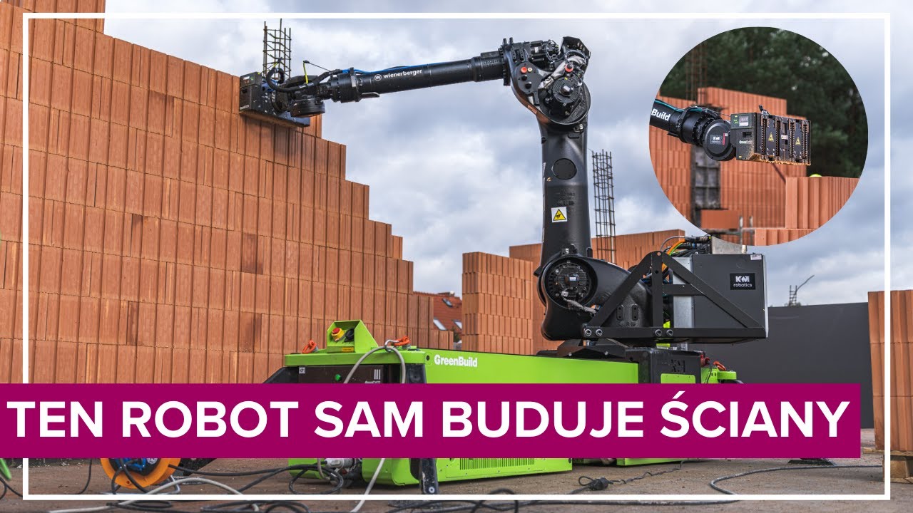 Ten robot sam buduje ściany. Pierwsza taka budowa w Polsce