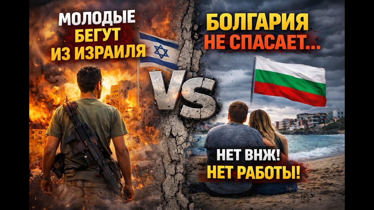Почему молодежь бежит из Израиля &mdash; и что их ждёт в Болгарии.Вся правда без розовых очков.