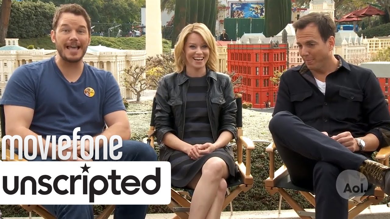 'The Lego Movie' | Unscripted | Chris Pratt, Elizabeth Banks, Will Arnett