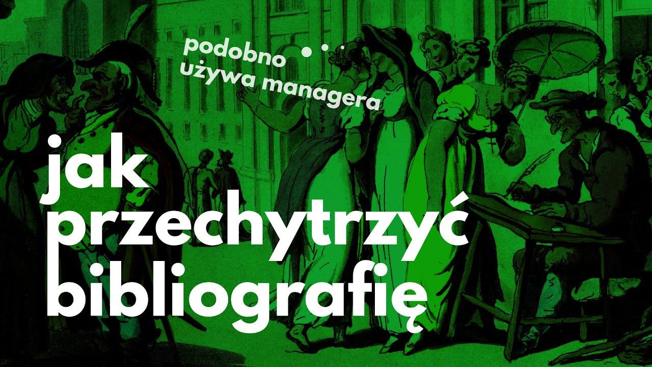 Nauczyciele go nienawidzą, używa PROGRAMU DO BIBLIOGRAFII