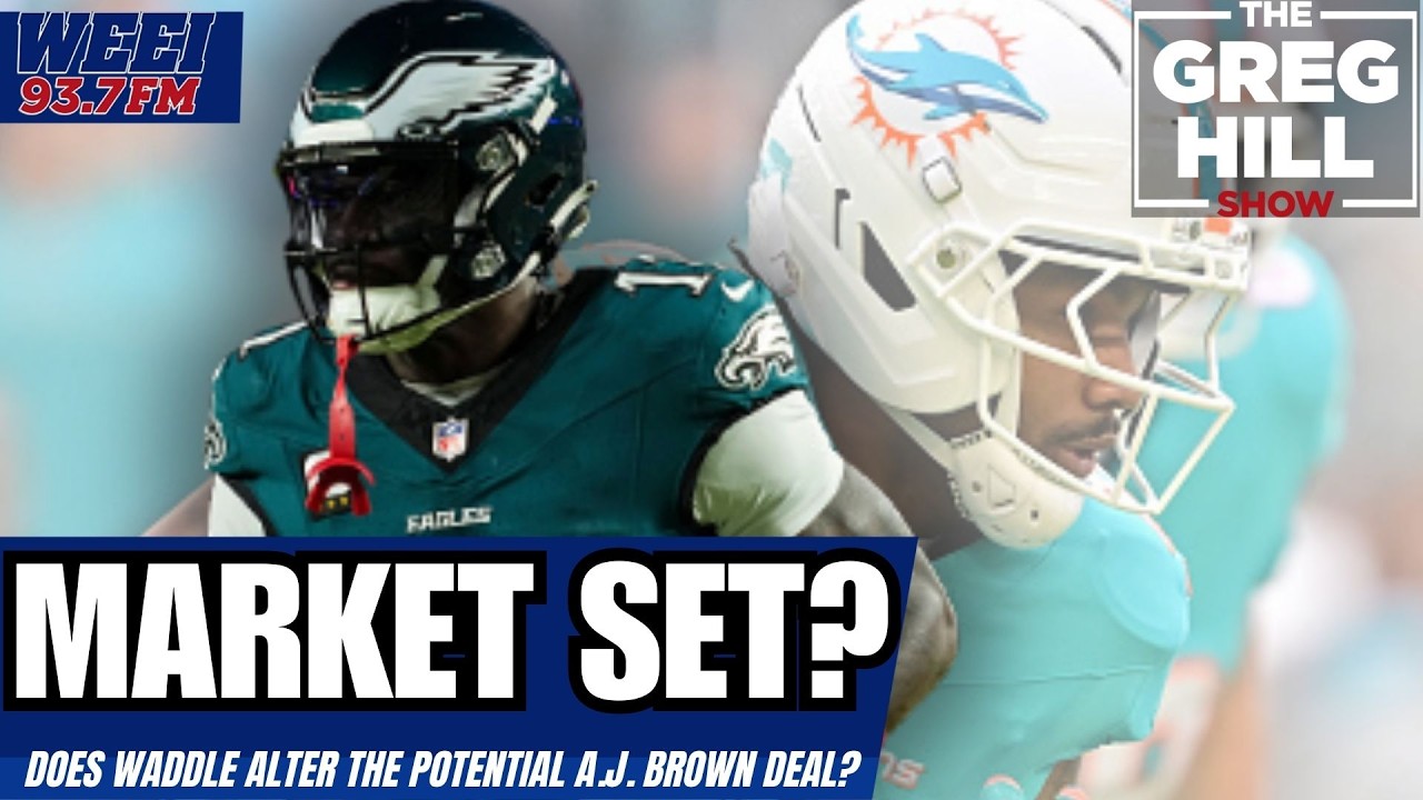 Did the Compensation for A.J. Brown Just Increase after the Waddle Trade? ||The Greg Hill Show