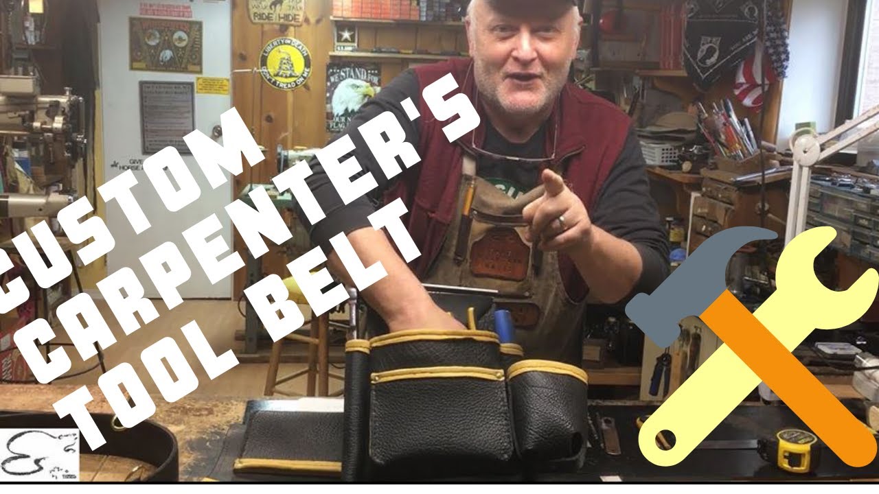 Custom Leather Carpenter's Tool Belt