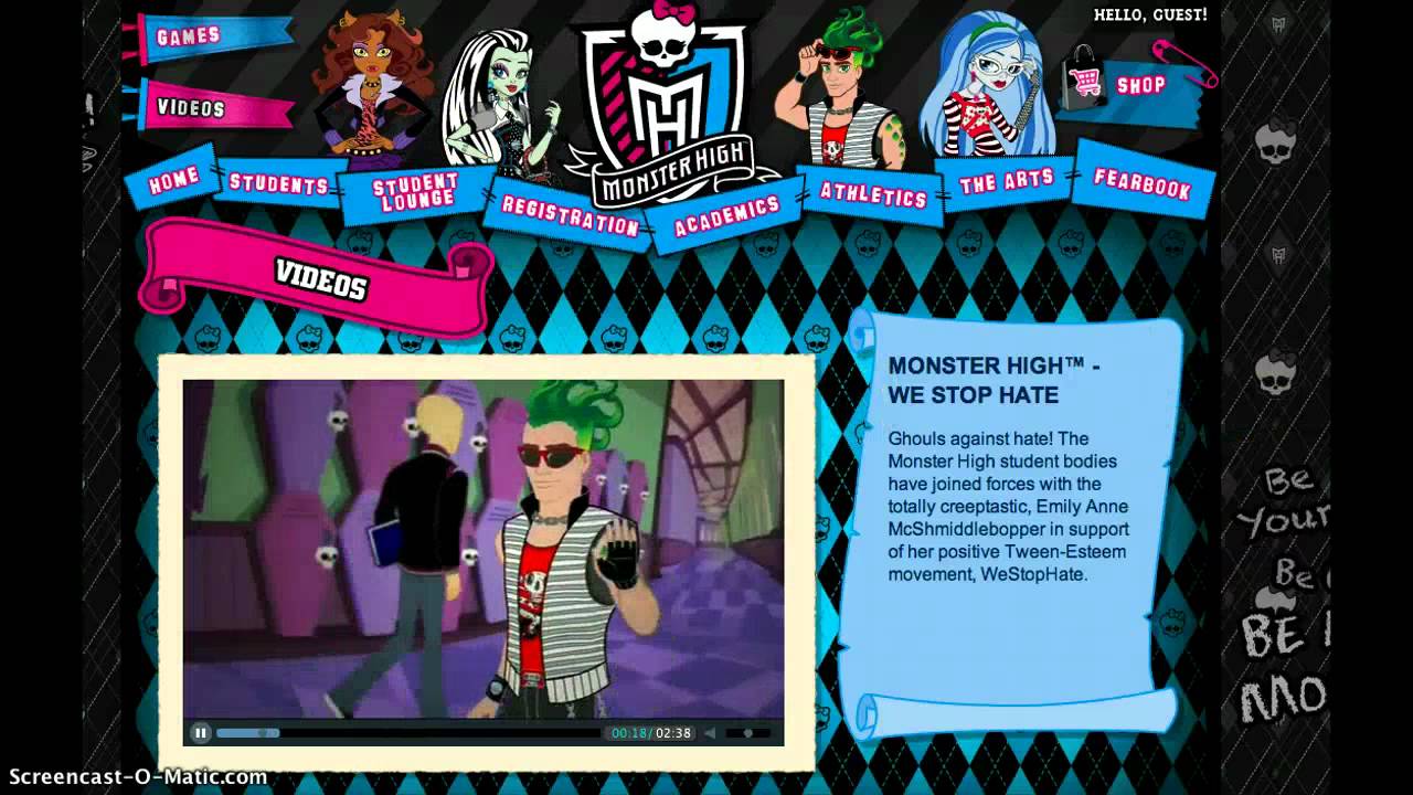 Monster High Different Games And Online Games