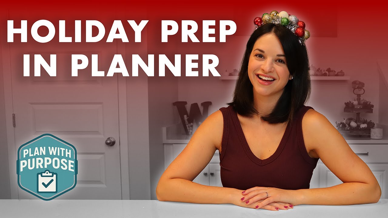 How I Plan the Holidays Early | Planner Hacks & Prep Strategy