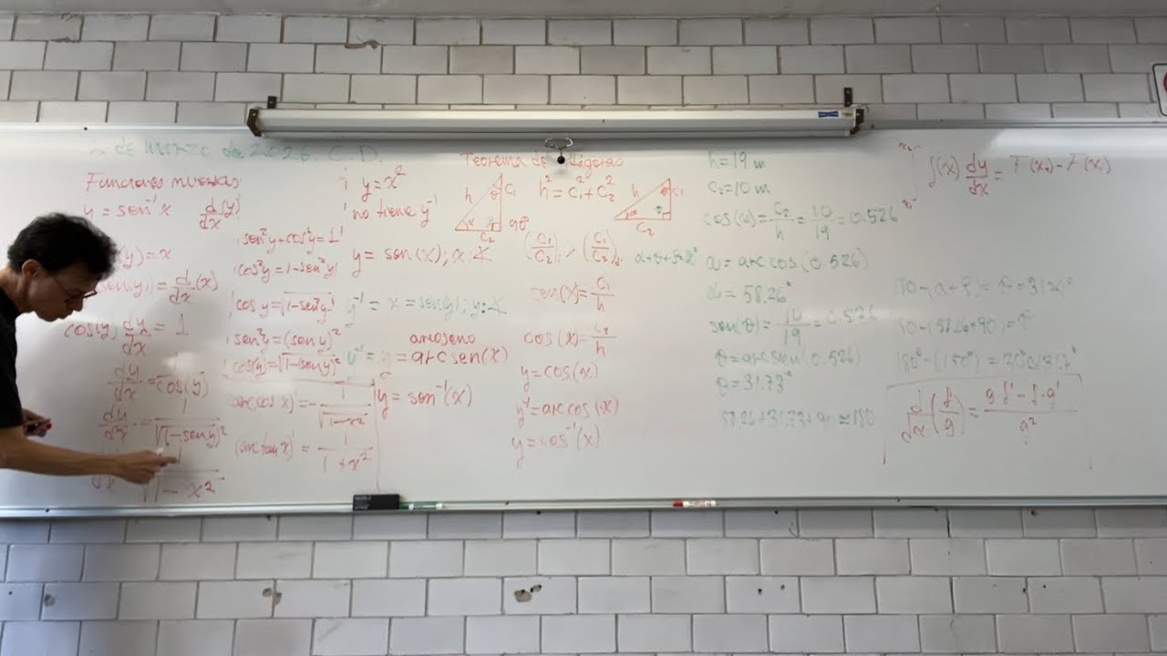 Derivada de funciones trigonométricas inversas