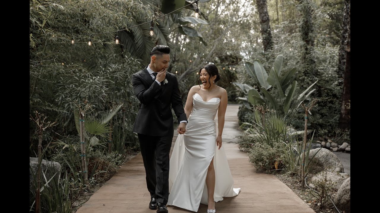 Oceanside wedding at Botanica Garden