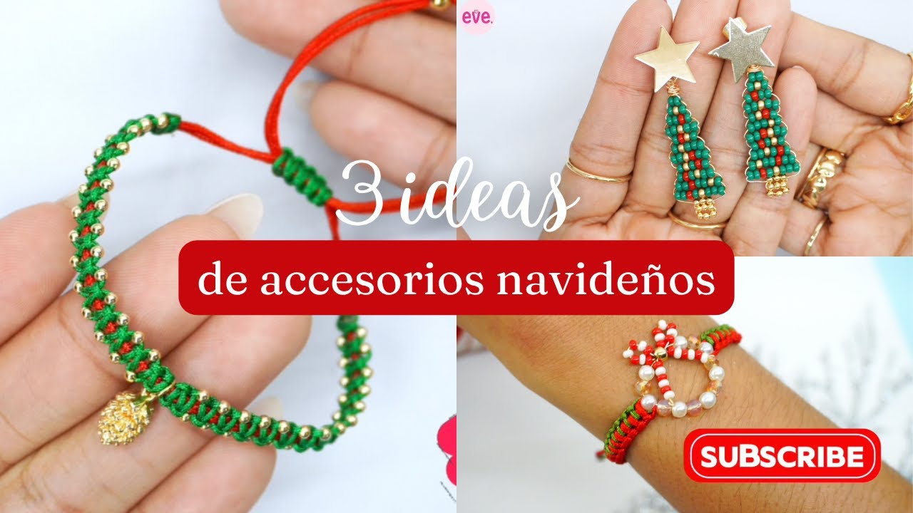 Haz estos accesorios y sorprende esta Navidad 🎁✨