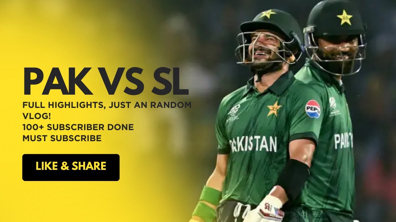 Pakistan Vs SriLanka, Full Highlights. Must Read The Description. #foryou #newvideo #pakvssrilanka 