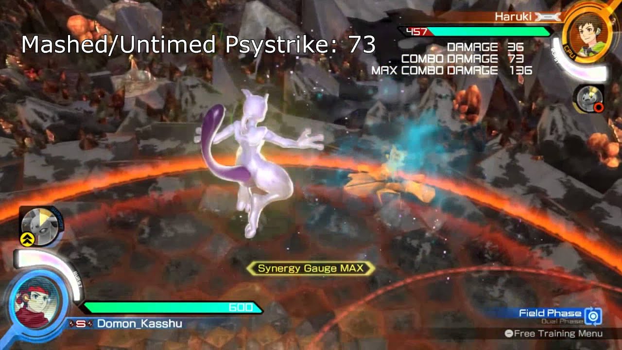 Pokken Mewtwo's Psystrike