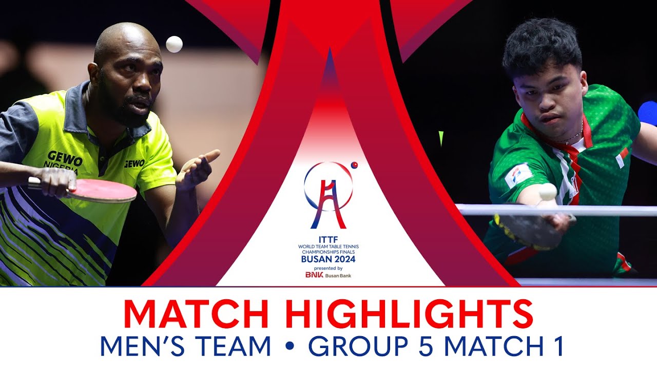 Bode Abiodun (NGR) vs Fabio Rakotoarimanana (MAD) | MT G5 - Match 2 | #ITTFWorlds2024