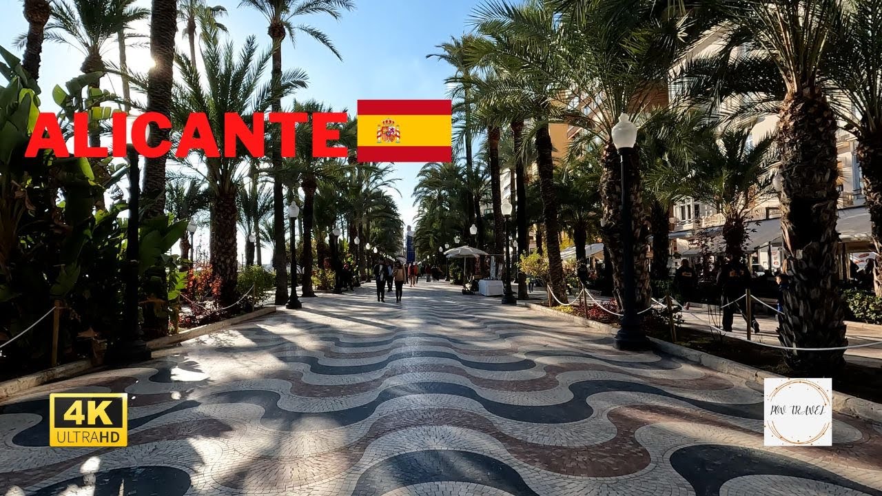 Alicante Walking tour | Spain |4K