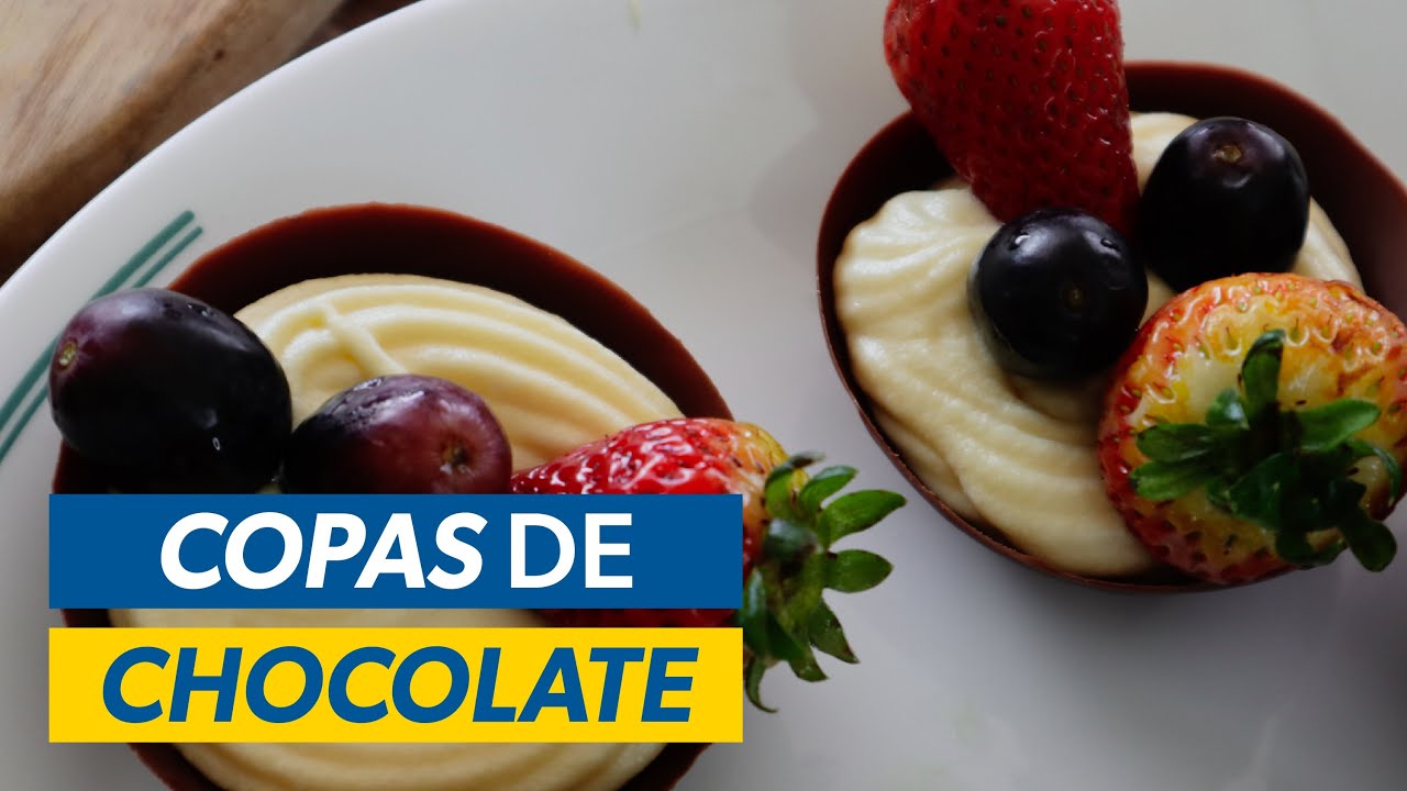 Cómo Hacer COPAS de CHOCOLATE (con Globos) 🍫😋
