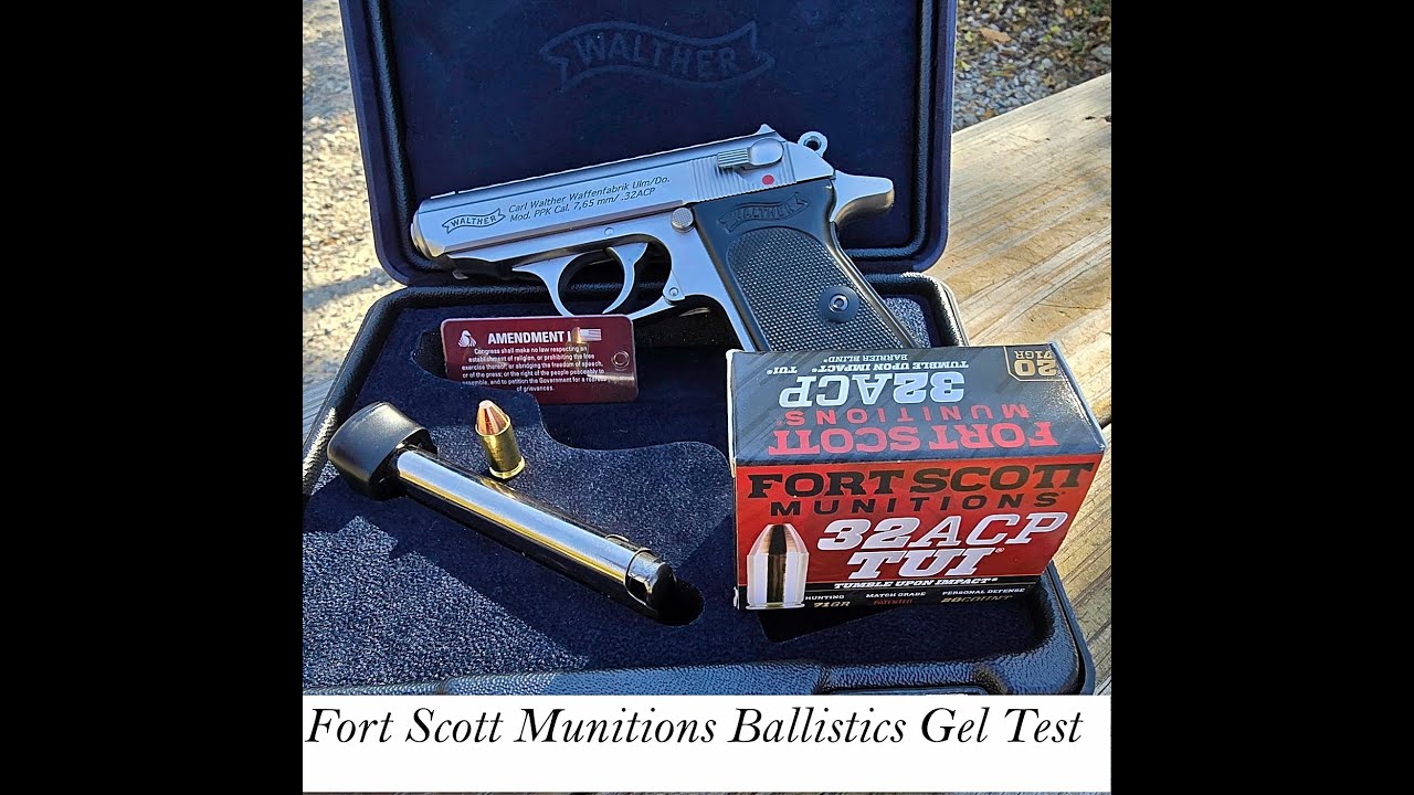 Fort Scott Munitions 32ACP Ballistics Gel Test