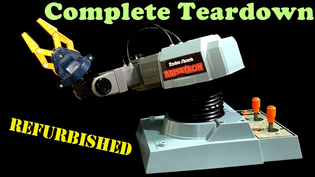 От разборки к триумфу: реставрация игрушки Armatron от Radio Shack!