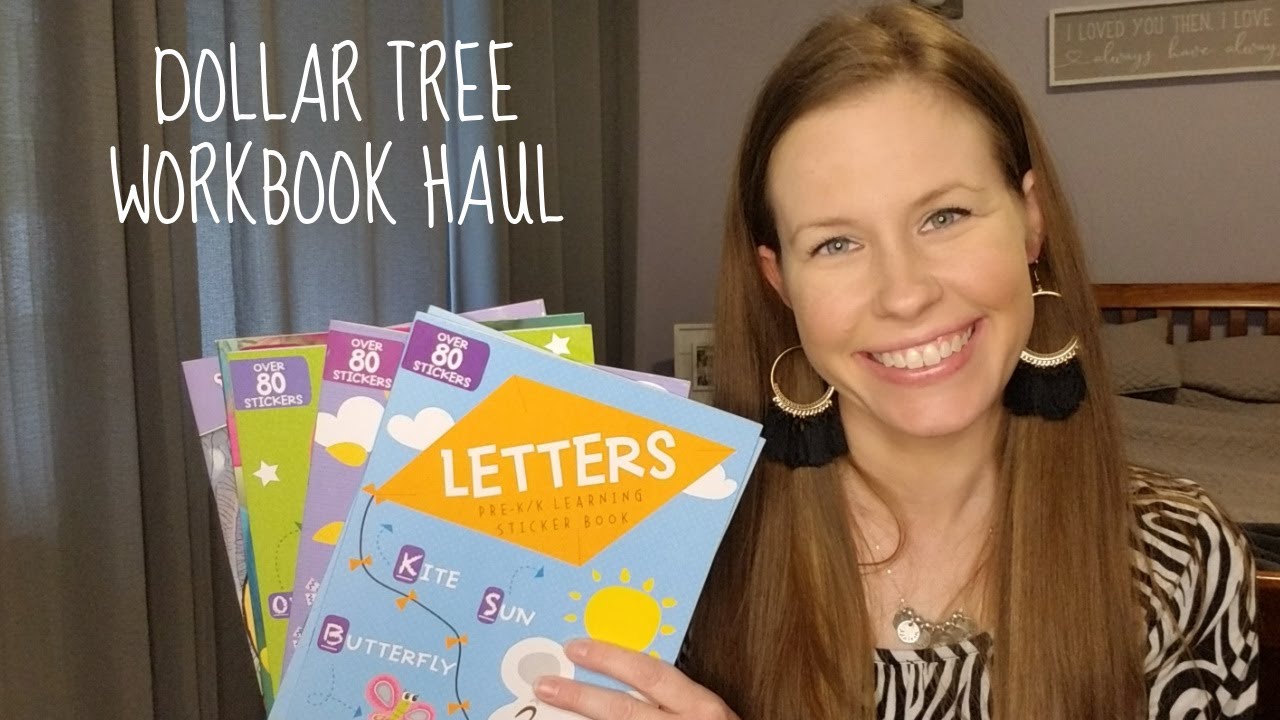 DOLLAR TREE WORKBOOK HAUL