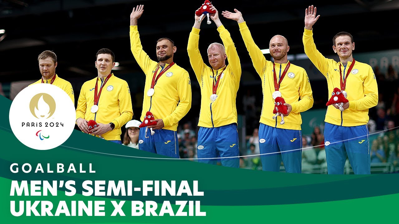 Men's Semi-final: 🇺🇦 Ukraine X Brazil 🇧🇷 | Goalball - Paris 2024 Paralympics