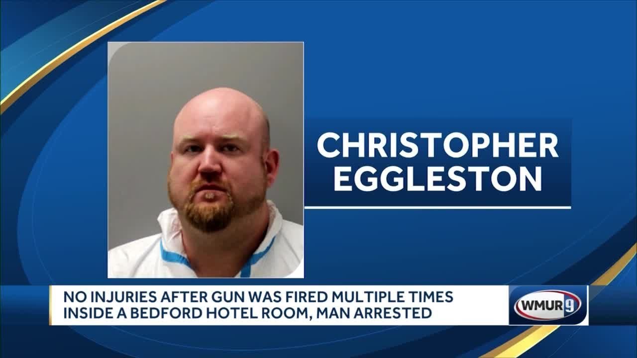 No injuries after gun fired several times in Bedford hotel, police say