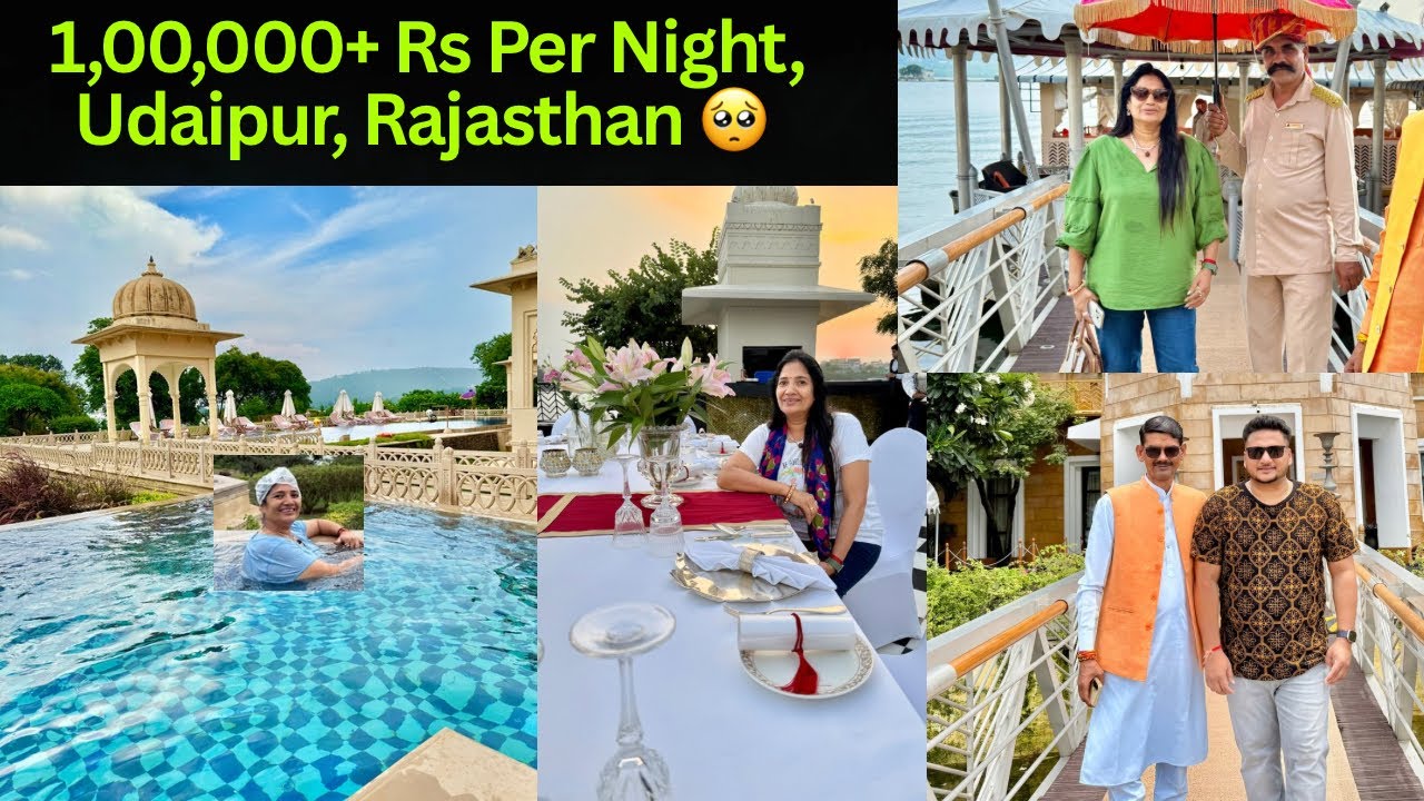 Mummy Ka Birthday Celebration In Best Luxury Hotel Of India 🇮🇳 Oberoi Udaivillas And Leela Palace❤️
