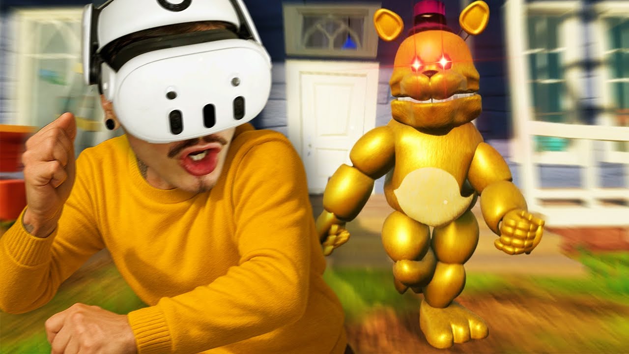 ФРЕДБЕР ПРИВЕТ СОСЕД В VR. (ФНАФ Hello Neighbor VR)