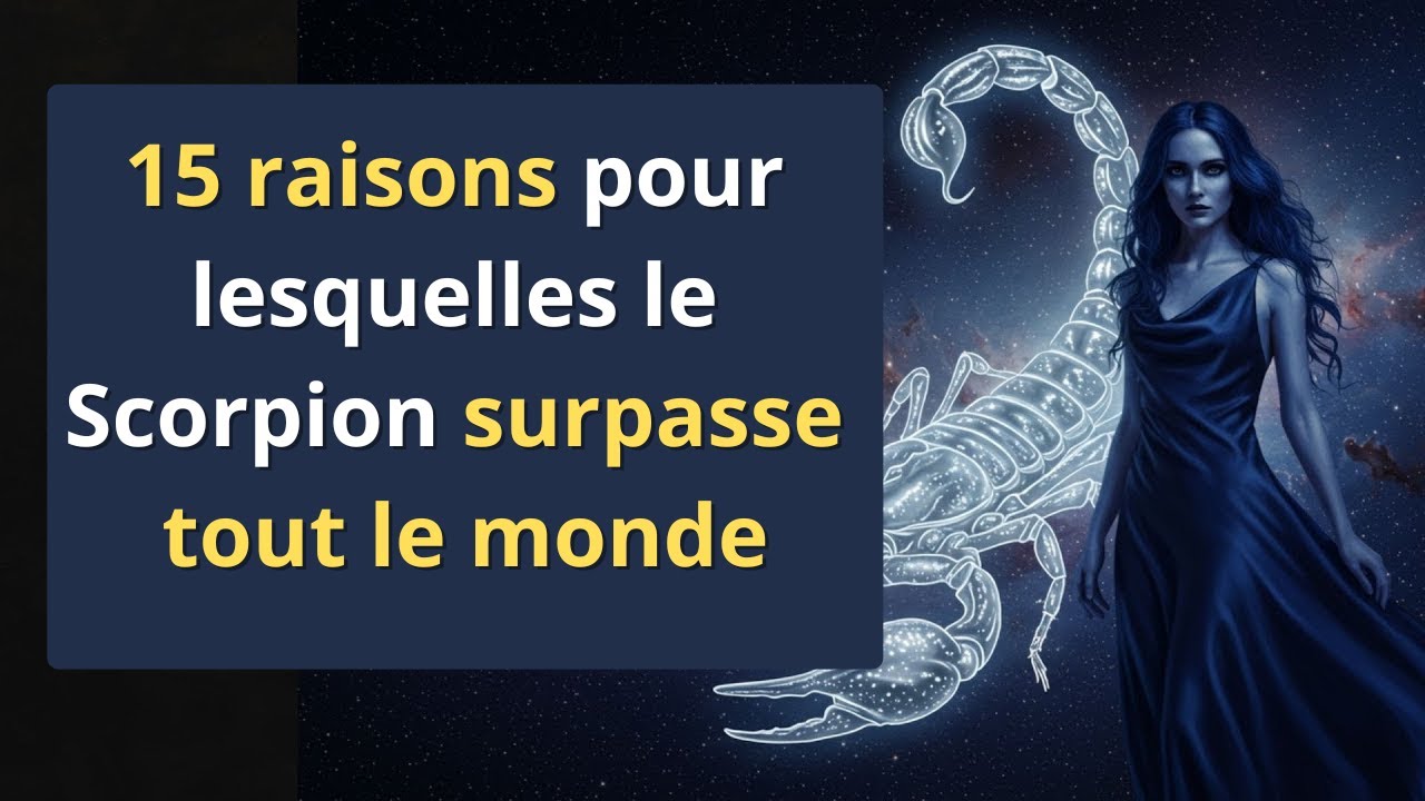 15 vérités qui prouvent que le Scorpion peut surpasser n'importe qui