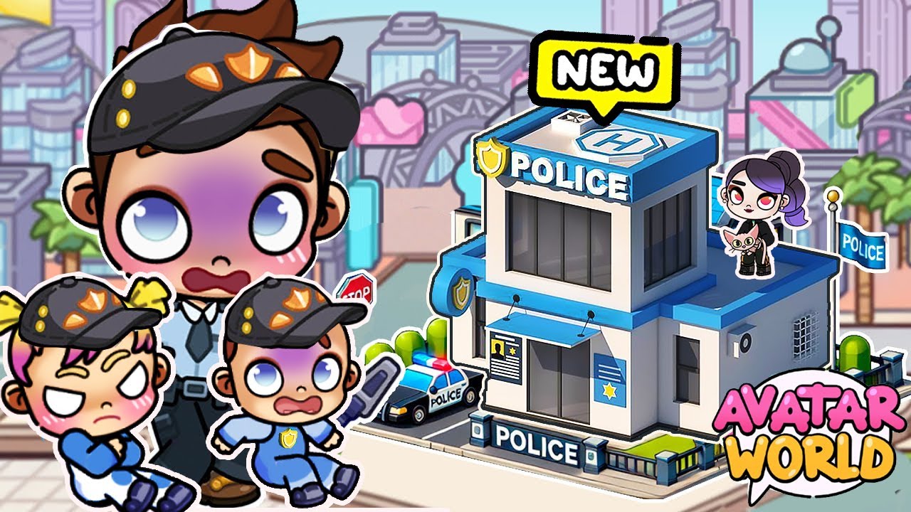 ПОЛИЦЕЙСКИЙ УЧАСТОК 🚔🚨🏢 в AVATAR WORLD ИСТОРИЯ 💕 РУТИНА СЕМЬИ 👨‍👩‍👧‍👦 ОБНОВЛЕНИЕ СЕРИАЛ