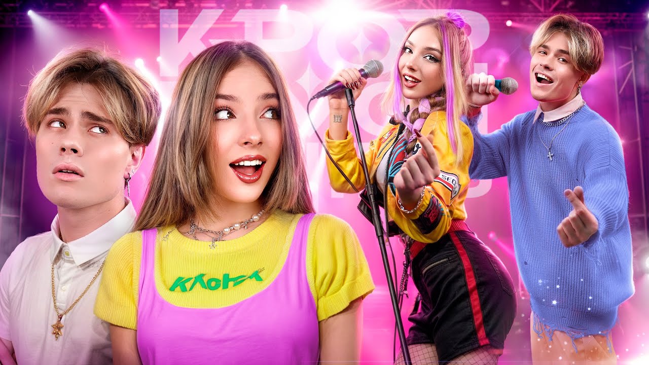 Nous sommes devenus élèves à l'Académie KPop ! Qui deviendra l'idole la plus Populaire ?