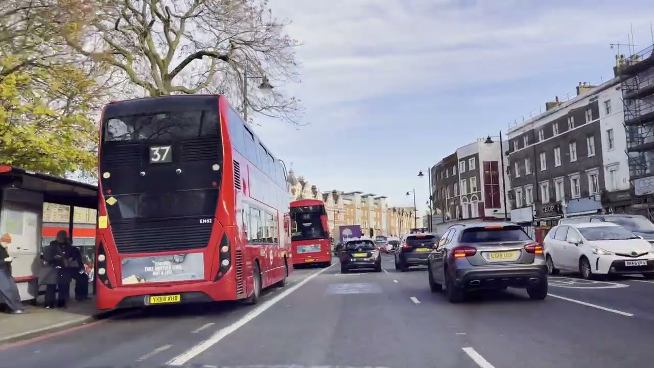 A Chill Day Drive Around London with Relaxing Jazz 🎶
