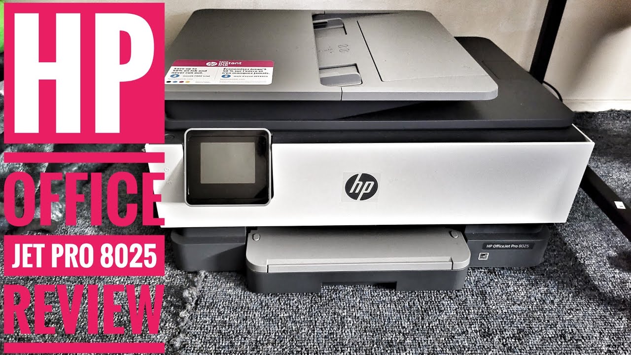 Hp office jet pro 8025 printer Review #hpprinter #hpjetpro #printer #hpofficejet #hp #scanner