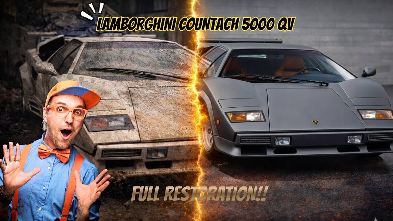 ASMR Restoration - Lamborghini Countach 5000 QV Restoration | Reviving a V12 Icon