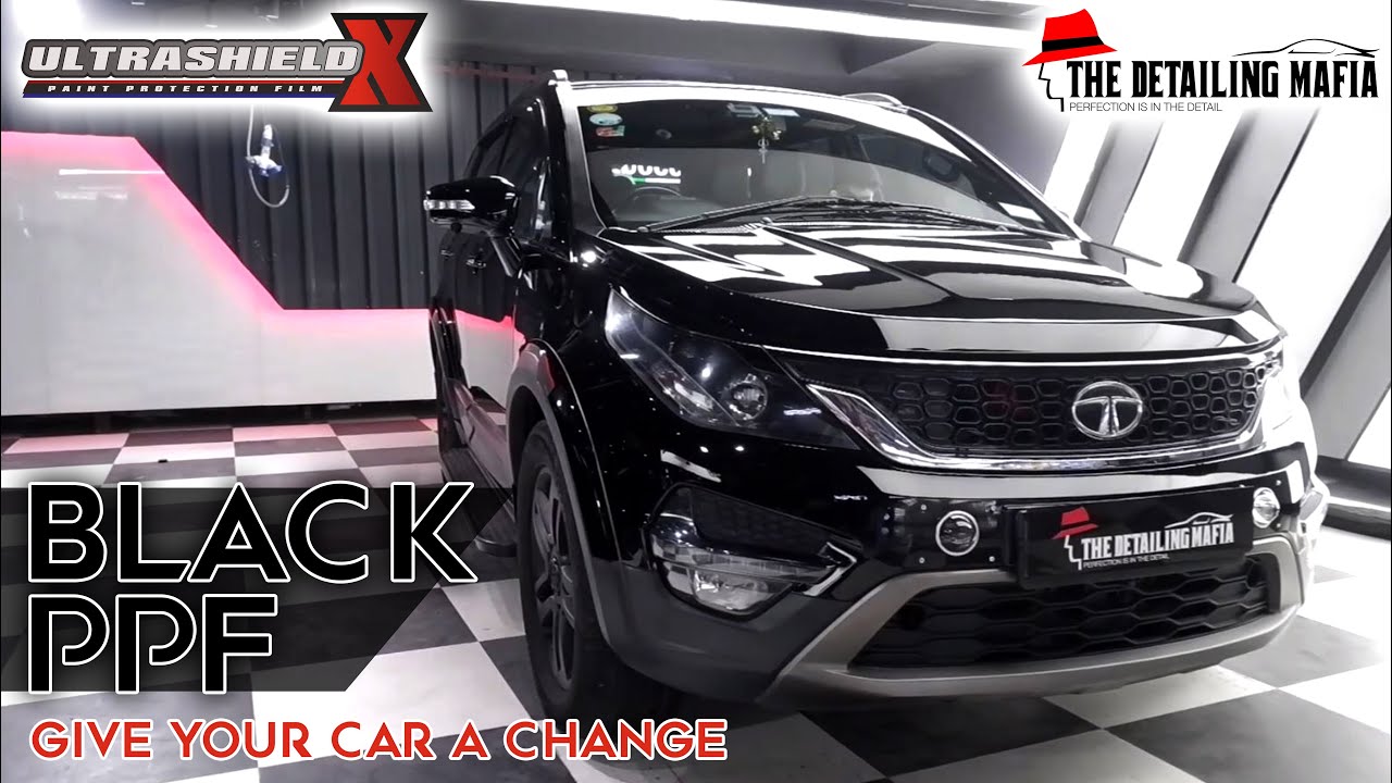 TATA HEXA Converted from Arizona Blue to Black | TATA HEXA Got Gloss Black PPF