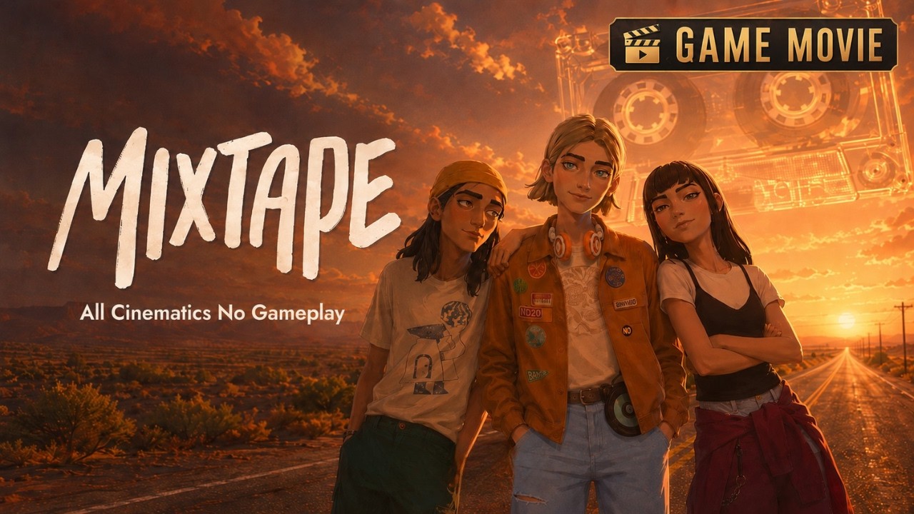 Mixtape - Full Game Movie | All Cinematics & Story No Gameplay