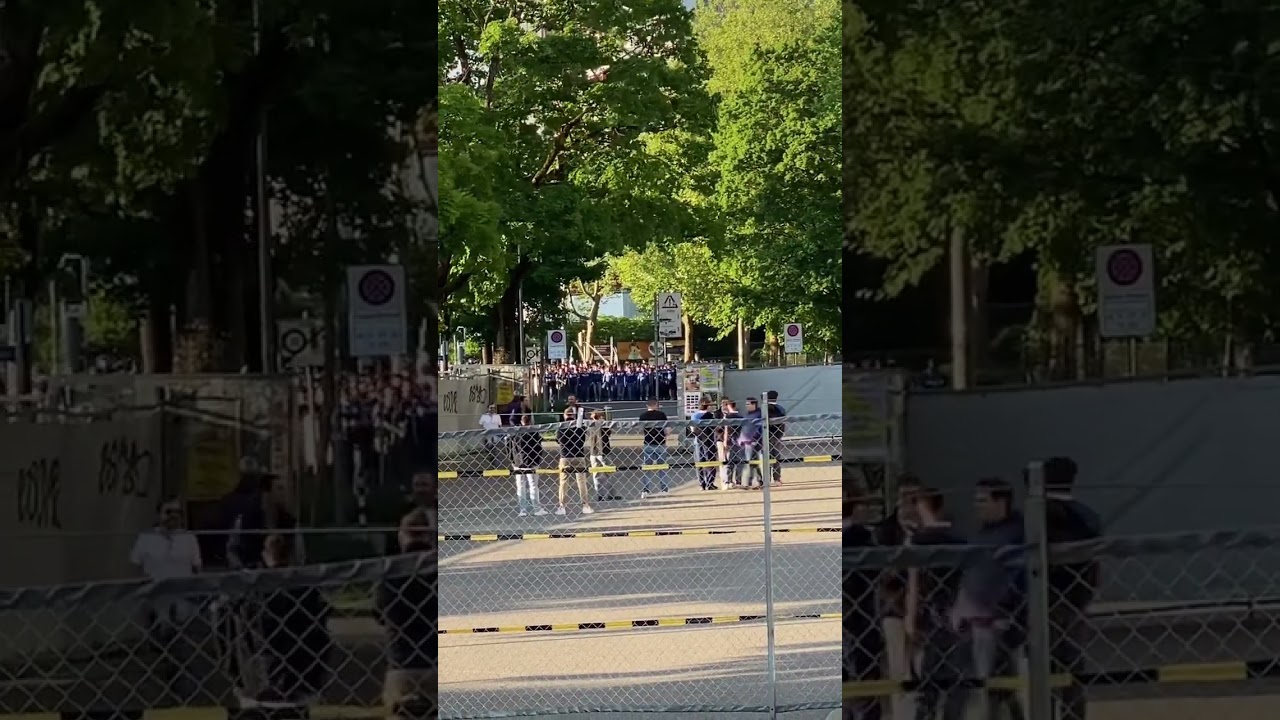 FC Luzern Corteo.🔵⚪️🔥 #football #ultras #pyro #fcl #fcluzern #usl #formation #bern #fussball