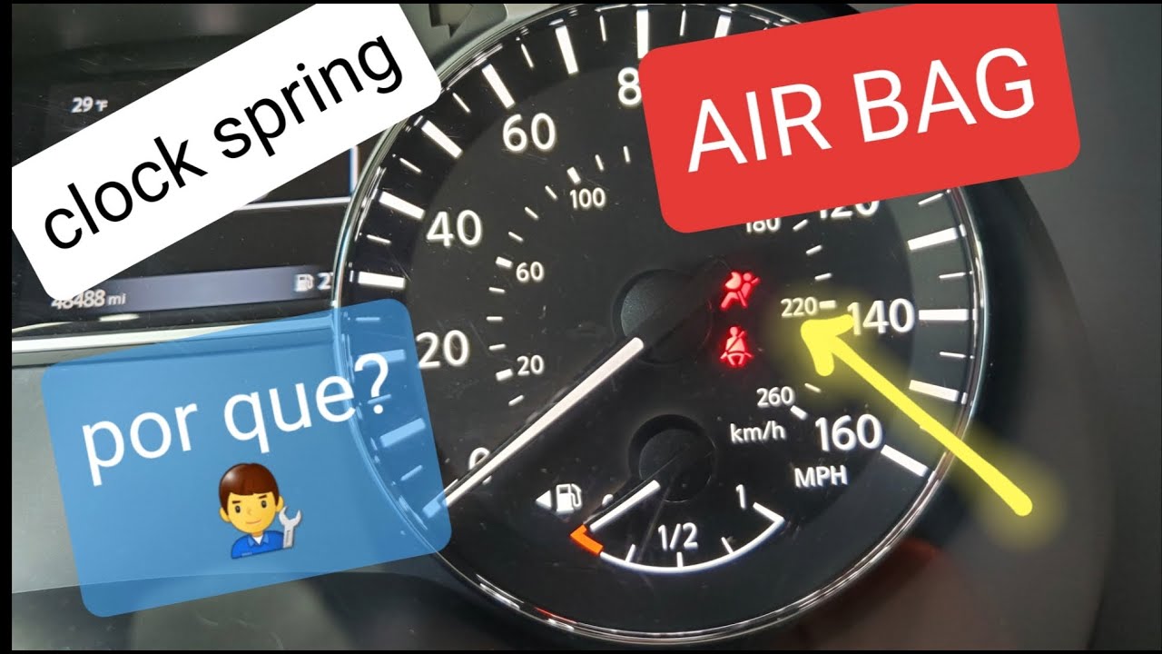 por que esta encendida la luz de bolsa de aire? - SOLUCION! clock spring problem (jeep liberty)