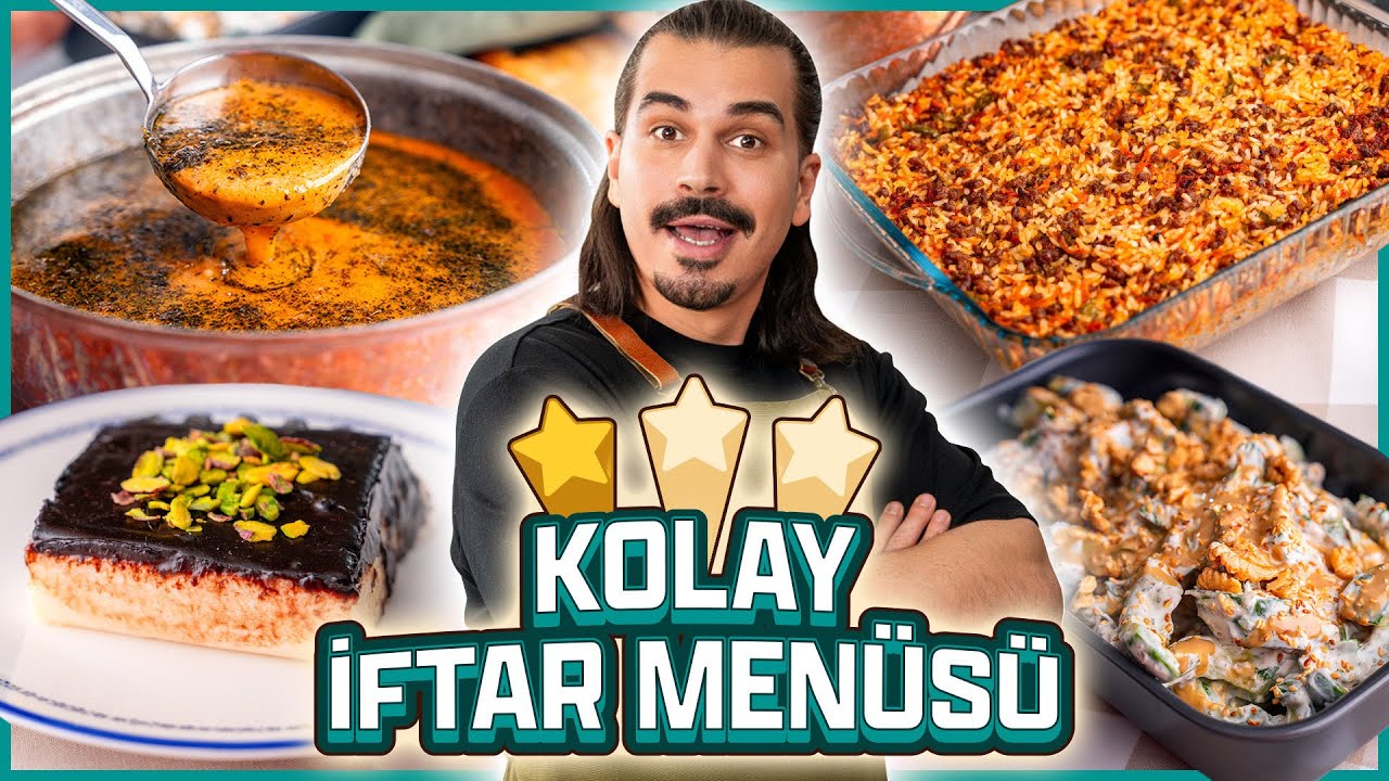 60 Dakikada Hazır İftar Menüsü - Seviye: KOLAY ⭐️ (Bölüm 1/3)