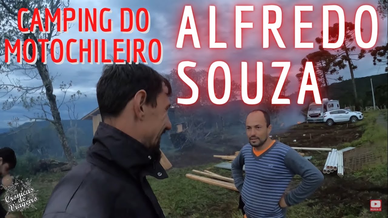 T02 EP09 Camping do Alfredo Souza, Visitei o Camping do Motochileiro, Urubici-SC