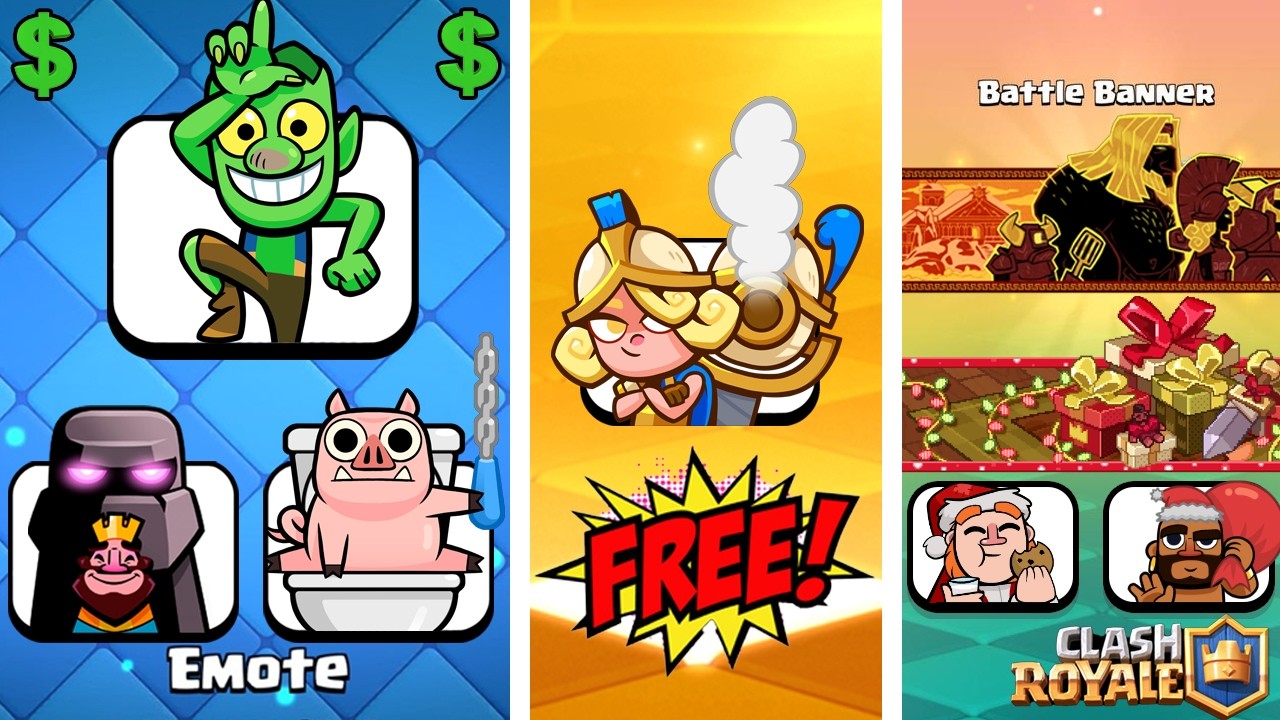 New Secret Free Rewards in Clash Royale! Free Hero Emote, Lucky Chests and More!