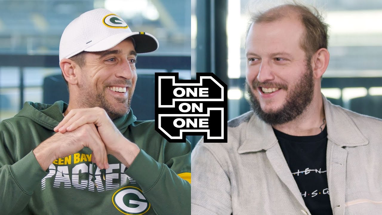 Aaron Rodgers and Bon Iver's Justin Vernon Have an Epic Conversation | One-on-One | GQ Sports