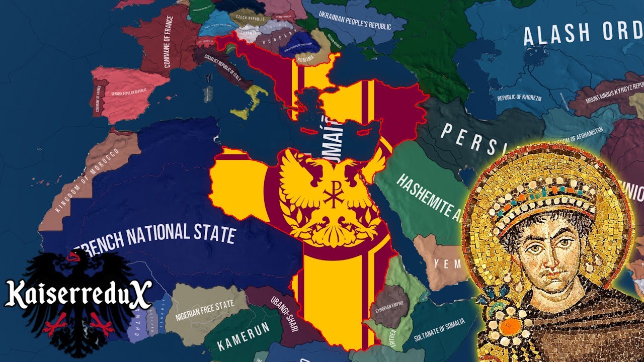 Greece Restores the Byzantine Empire - HOI4 Kaiserredux Timelapse