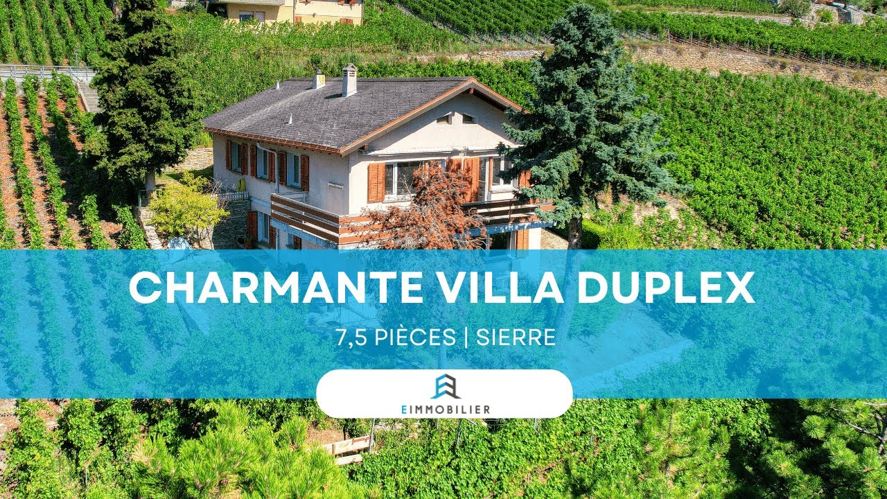 EXCLUSIF Charmante maison de 2 unités au coeur du vignoble sierrois