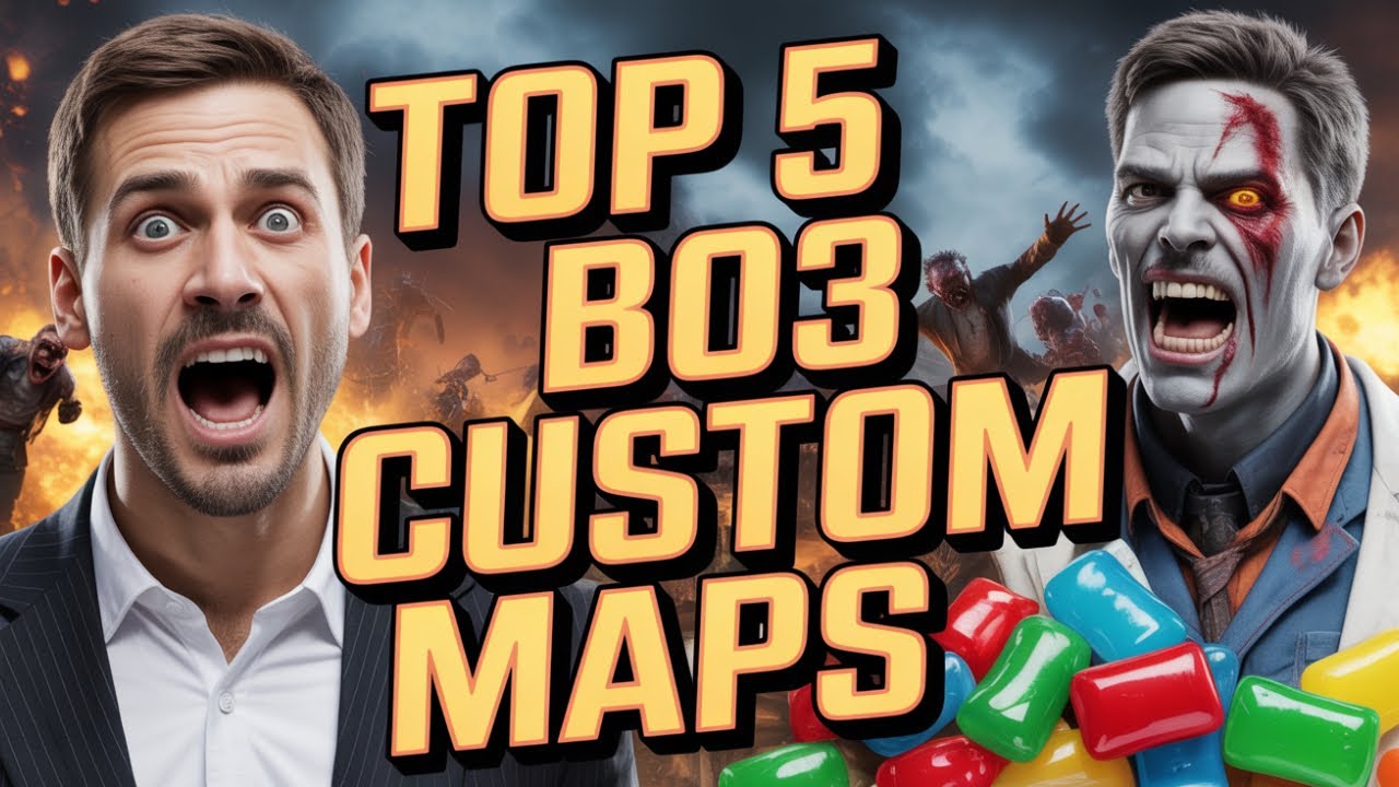 🔥Top 5 Custom Zombies Maps in 2025 🔥💀🧠
