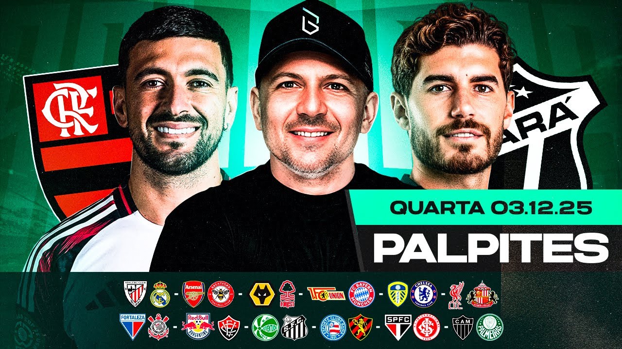 PALPITES DE FUTEBOL PARA 03 12 2025 (QUARTA-FEIRA) | Boleiros Tips