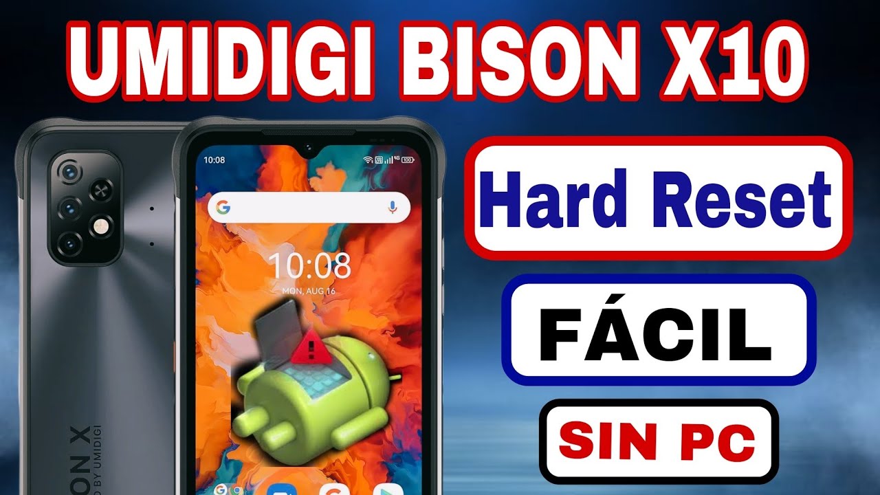 UMIDIGI BISON X10 Hard Reset sin PC 2026🔥 | ¡Funciona en casi todos los modelos UMIDIGI!